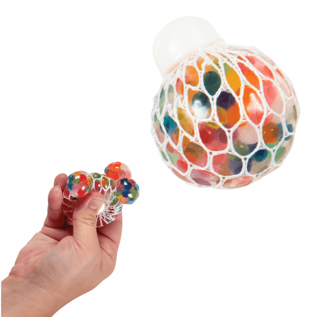 Mini Rainbow Mesh Orbeez squeezy ball - My Sensory Tools