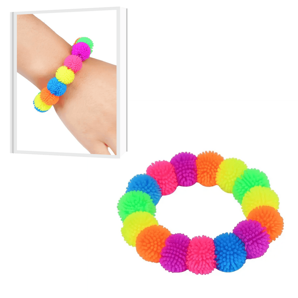 Rainbow Puffer Fidget Bracelet - My Sensory Tools