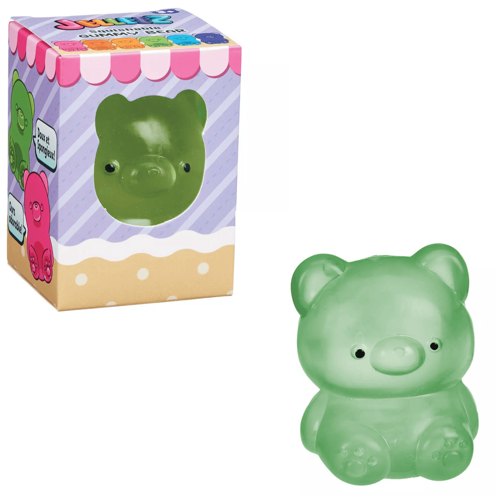 green gummy sugar malt stress ball bear